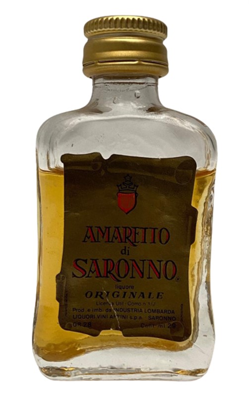 AMARETTO Dİ SARONNO 30 ML MİNYATÜR LİKÖR ŞİŞESİ