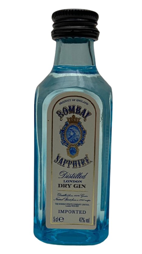 BOMBAY SAPPHIRE 5 CL MİNYATÜR CİN ALKOL 