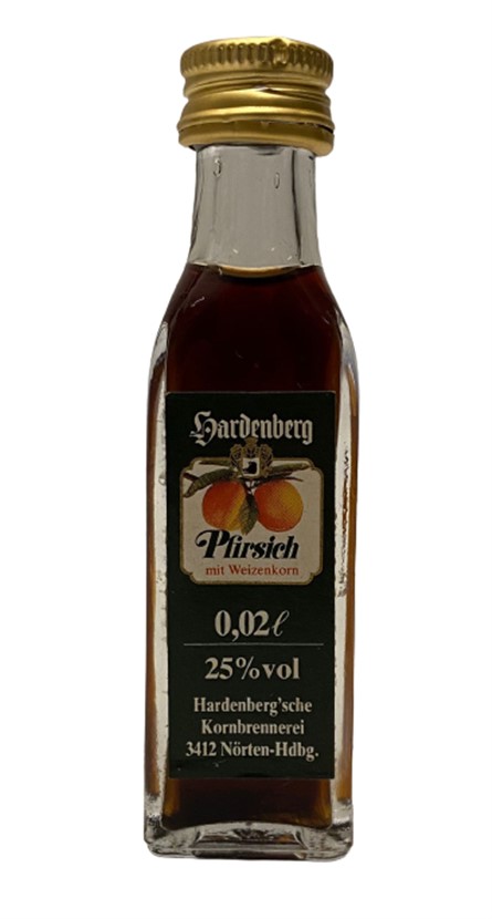 HARDENBERG LİQUOR PFİRSİCH ŞEFTALİ AROMALI MİNYATÜR LİKÖR ŞİŞESİ