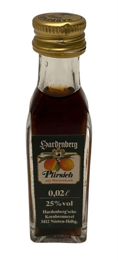 HARDENBERG LİQUOR PFİRSİCH ŞEFTALİ AROMALI MİNYATÜR LİKÖR ŞİŞESİ
