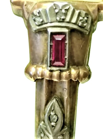 HISLON ALTIN 14K KAPLAMA MEKANİK KURMALI  DEGERLİ TAŞLARLA İŞLENMİŞ BİLEZİK  KORDONLU SAAT