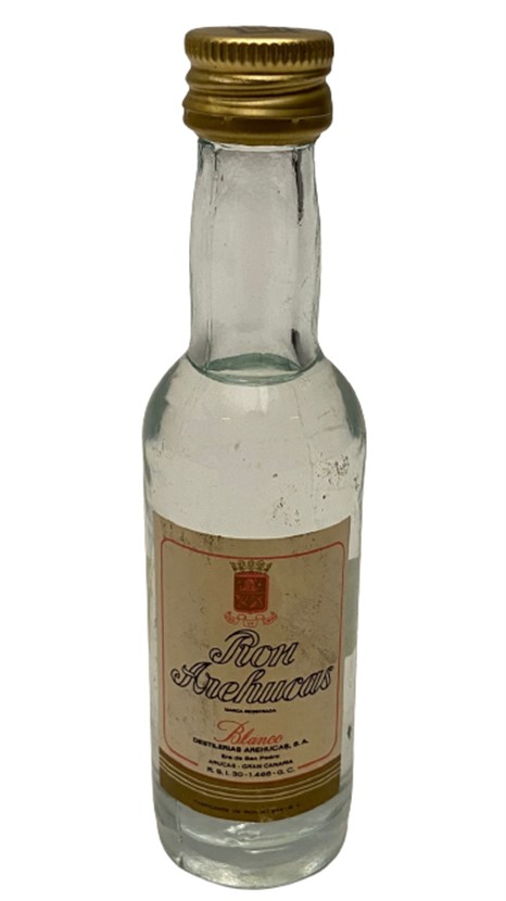 RON ERHUCAS BLANCO 5 CL MİNYATÜR ROM ŞİŞESİ