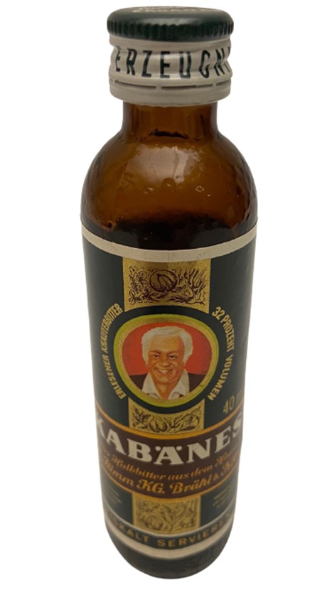 ALMAN KABANES 40 ML MİNYATÜR İÇKİ LİKÖR ŞİŞESİ KAPAGI ACILMAMIŞ DOLU KOLEKSİYON