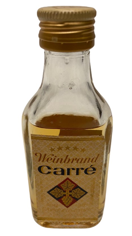WEİNBRAND CARRE  BRANDY 40 ML MİNYATÜR İÇKİ ŞİŞESİ