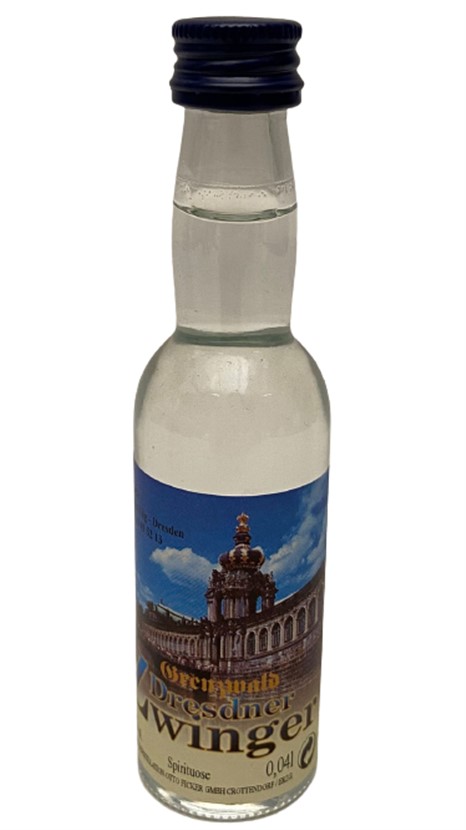 DRESDNER ZWİNGER 40 ML MİNYATÜR İÇKİ ŞİŞESİ KAPAGI ACILMAMIŞ DOLU KOLEKSİYON