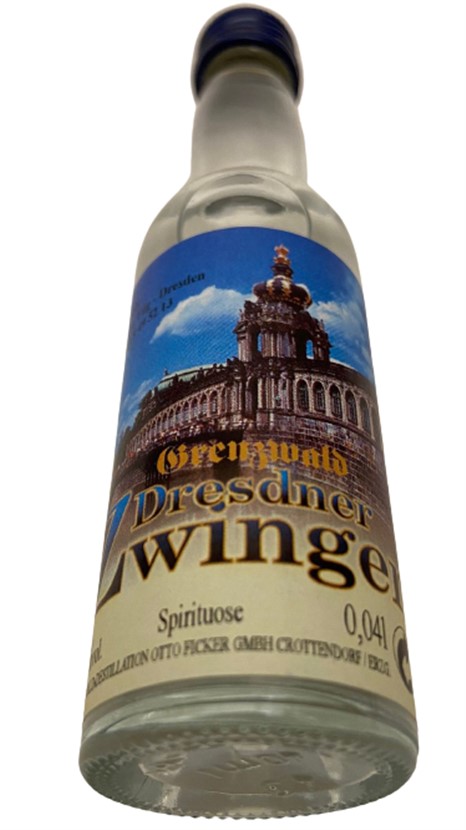 DRESDNER ZWİNGER 40 ML MİNYATÜR İÇKİ ŞİŞESİ KAPAGI ACILMAMIŞ DOLU KOLEKSİYON