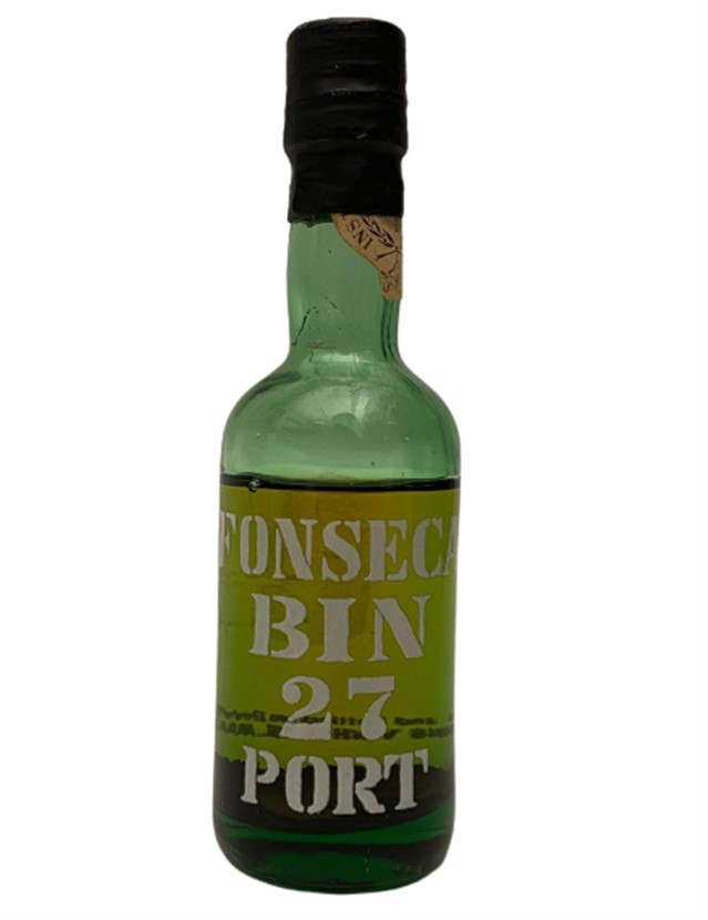FONSECA BIN 27 PORT 50 ML MİNYATÜR İÇKİ ŞİŞESİ KAPAGI ACILMAMIŞ DOLU KOLEKSİYON 