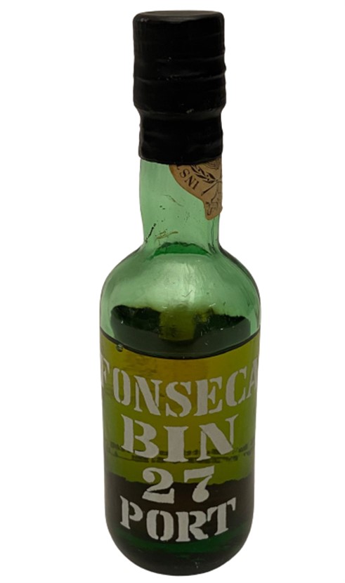 FONSECA BIN 27 PORT 50 ML MİNYATÜR İÇKİ ŞİŞESİ KAPAGI ACILMAMIŞ DOLU KOLEKSİYON 