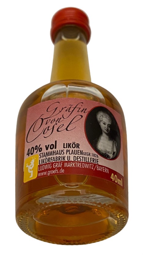 GRAFİN VON CASEL 40 ML MİNYATÜR İÇKİ LİKÖR ŞİŞESİ KAPAGI ACILMAMIŞ DOLU KOLEKSİYON 