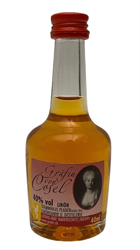 GRAFİN VON CASEL 40 ML MİNYATÜR İÇKİ LİKÖR ŞİŞESİ KAPAGI ACILMAMIŞ DOLU KOLEKSİYON 