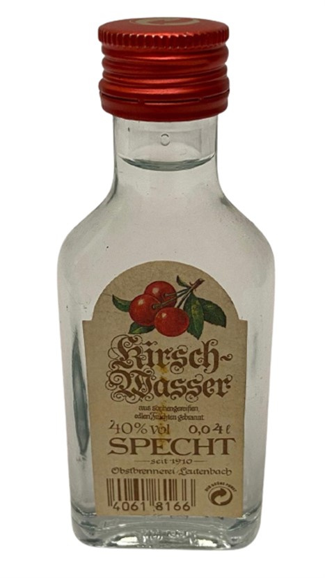 SPECHT KİRSCHWASSER 40 ML MİNYATÜR İÇKİ BRANDY ŞİŞESİ KAPAGI ACILMAMIŞ DOLU KOLEKSİYON