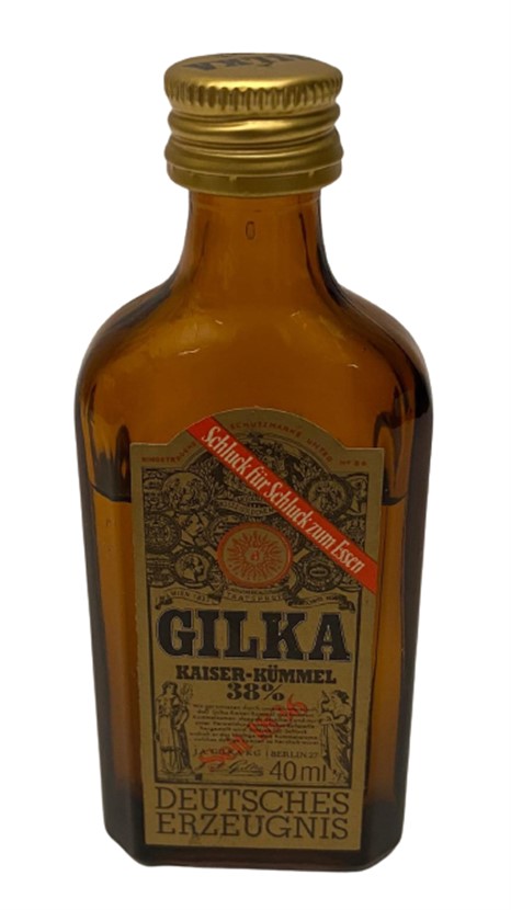 ALMAN GILKA KAISER - KÜMMEL 40 ML MİNYATÜR İÇKİ  ŞİŞESİ KAPAGI ACILMAMIŞ DOLU KOLEKSİYON 
