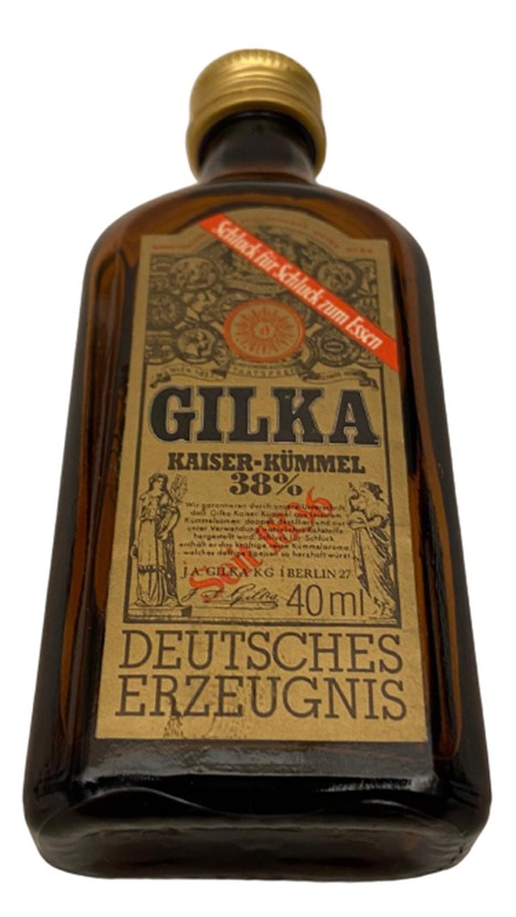 ALMAN GILKA KAISER - KÜMMEL 40 ML MİNYATÜR İÇKİ  ŞİŞESİ KAPAGI ACILMAMIŞ DOLU KOLEKSİYON 