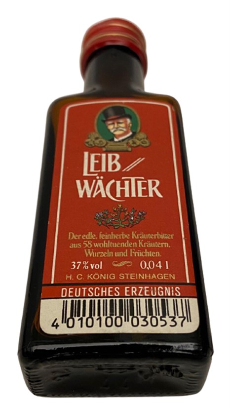  LEIB WACHTER 41 ML MİNYATÜR İÇKİ LİKÖR ŞİŞESİ KAPAGI ACILMAMIŞ DOLU KOLEKSİYON