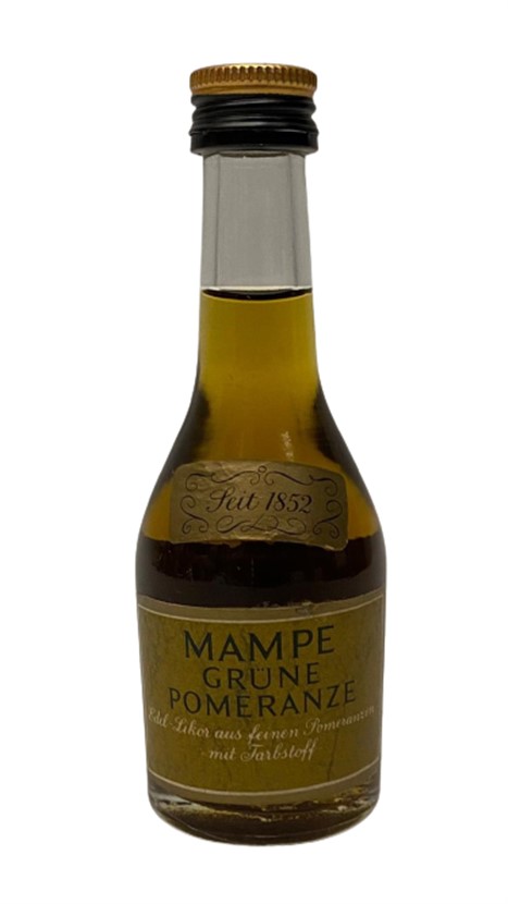 ALMAN MAMPE GRÜNE POMERANZE 40 ML MİNYATÜR İÇKİ LİKÖR ŞİŞESİ KAPAGI ACILMAMIŞ DOLU KOLEKSİYON