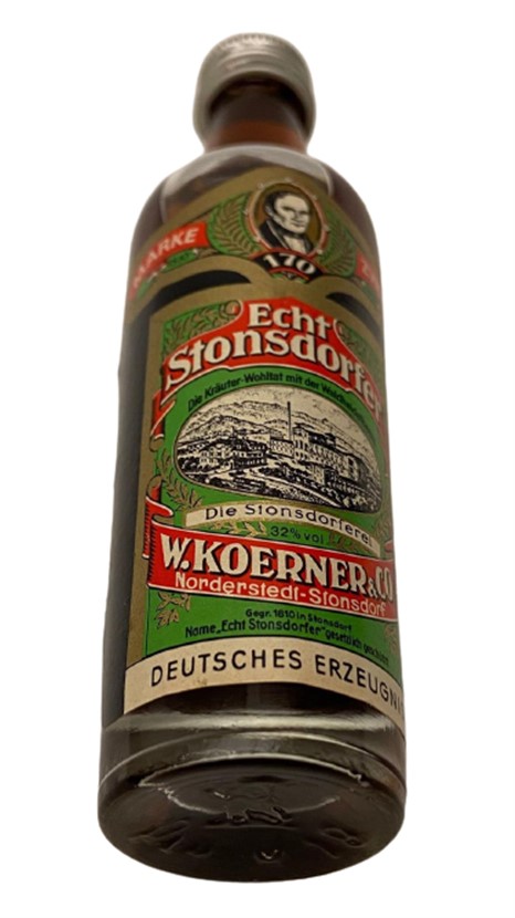 ALMAN MARKE ZWERG ECHT STONSDORFER 50 ML MİNYATÜR İÇKİ ŞİŞESİ KAPAGI ACILMAMIŞ DOLU KOLEKSİYON 