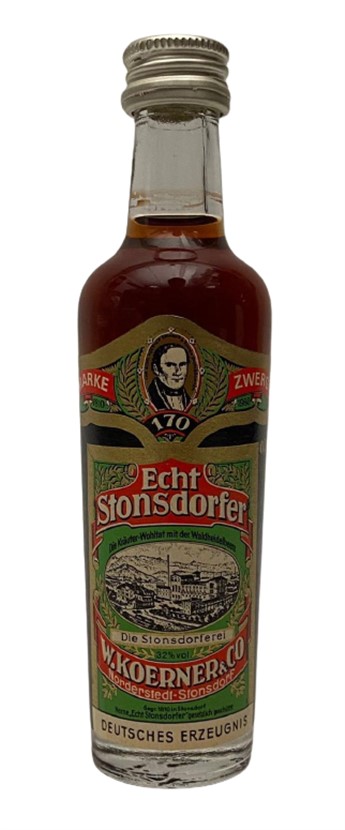 ALMAN MARKE ZWERG ECHT STONSDORFER 50 ML MİNYATÜR İÇKİ ŞİŞESİ KAPAGI ACILMAMIŞ DOLU KOLEKSİYON 