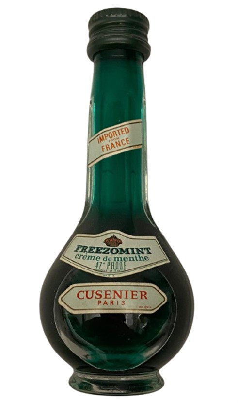 CUSENIER PARIS FREEZOMINT CREME DE MENTHE 40 ML MİNYATÜR İÇKİ LİKÖR ŞİŞESİ KAPAGI ACILMAMIŞ DOLU KOLEKSİYON 