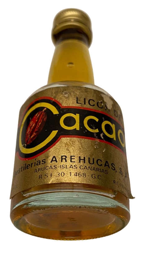 LICOR DE CACAO 40 ML MİNYATÜR İÇKİ LİKÖR ŞİŞESİ KAPAGI ACILMAMIŞ DOLU KOLEKSİYON 