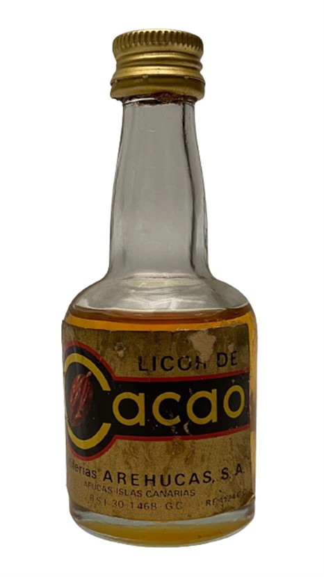 LICOR DE CACAO 40 ML MİNYATÜR İÇKİ LİKÖR ŞİŞESİ KAPAGI ACILMAMIŞ DOLU KOLEKSİYON 