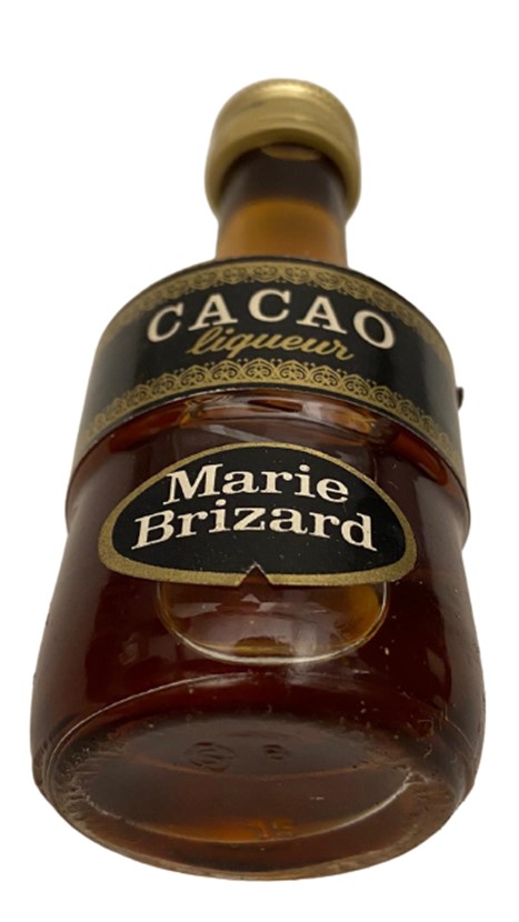 MARİE BRİZARD CACAO LİQUEUR 30 ML MİNYATÜR İÇKİ LİKÖR ŞİŞESİ KAPAGI ACILMAMIŞ DOLU KOLEKSİYON