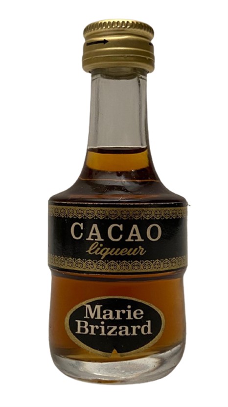 MARİE BRİZARD CACAO LİQUEUR 30 ML MİNYATÜR İÇKİ LİKÖR ŞİŞESİ KAPAGI ACILMAMIŞ DOLU KOLEKSİYON