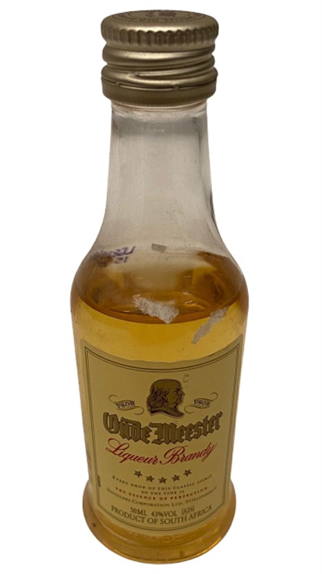 OUDE MEESTER LİQUEUR BRANDY 50 ML MİNYATÜR PLASTİK İÇKİ ŞİŞE KAPAGI ACILMAMIŞ DOLU KOLEKSİYON 
