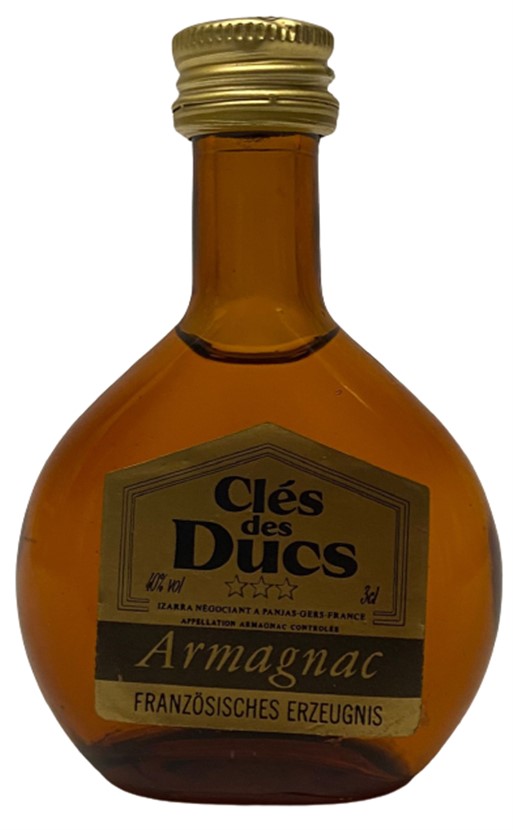 CLES DES DUCS ARMAGNAC 30 ML MİNYATÜR İÇKİ LİKÖR ŞİŞESİ KAPAGI ACILMAMIŞ DOLU KOLEKSİYON