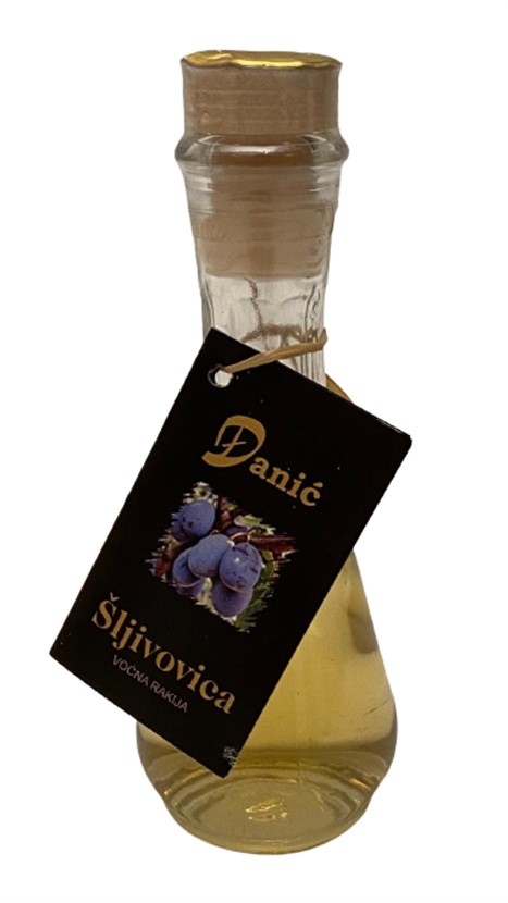 DANİC SLJİVOVİCA 50 ML MİNYATÜR İÇKİ LİKÖR ŞİŞESİ KAPAGI ACILMAMIŞ DOLU KOLEKSİYON 