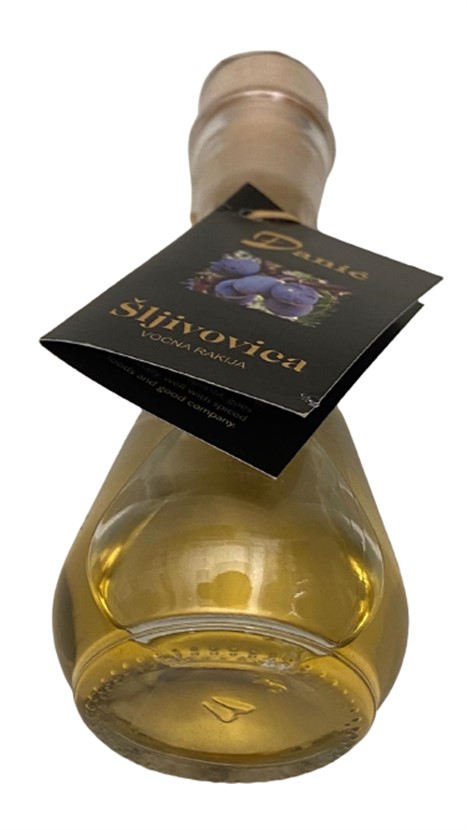 DANİC SLJİVOVİCA 50 ML MİNYATÜR İÇKİ LİKÖR ŞİŞESİ KAPAGI ACILMAMIŞ DOLU KOLEKSİYON 