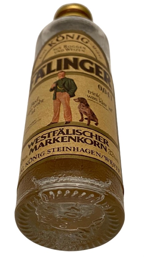 FALINGER WETFALISCHER MARKENKORN 40 ML MİNYATÜR İÇKİ LİKÖR ŞİŞESİ KAPAGI ACILMAMIŞ DOLU KOLEKSİYON 