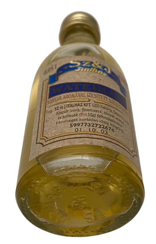 KUNSAG SZEZS WATERLOO 50 ML MİNYATÜR İÇKİ KONYAK ŞİŞESİ KAPAGI ACILMAMIŞ DOLU KOLEKSİYON