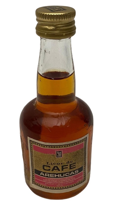 LICOR DE CAFE AREHUCAS LİQUOR 50 ML MİNYATÜR İÇKİ LİKÖR ŞİŞESİ KAPAGI ACILMAMIŞ DOLU KOLEKSİYON 