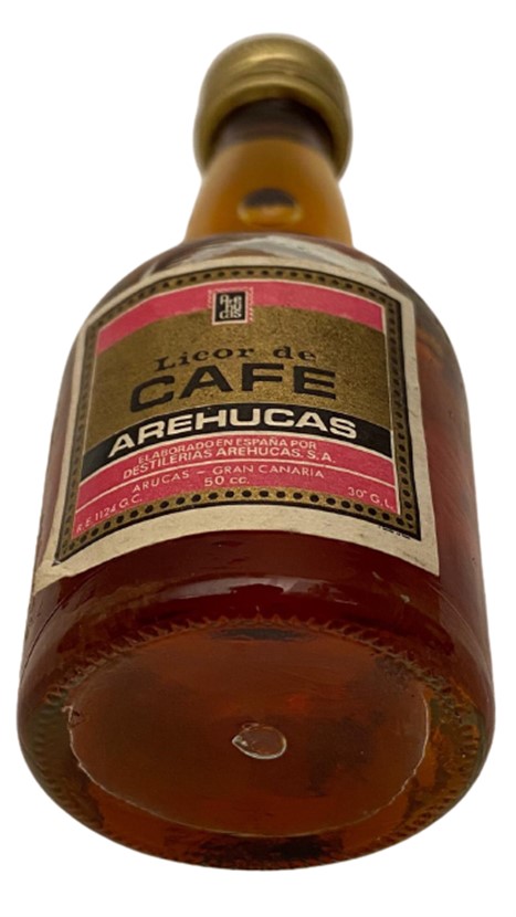 LICOR DE CAFE AREHUCAS LİQUOR 50 ML MİNYATÜR İÇKİ LİKÖR ŞİŞESİ KAPAGI ACILMAMIŞ DOLU KOLEKSİYON 