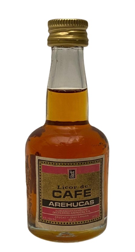 LICOR DE CAFE AREHUCAS LİQUOR 50 ML MİNYATÜR İÇKİ LİKÖR ŞİŞESİ KAPAGI ACILMAMIŞ DOLU KOLEKSİYON 