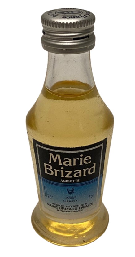MARİE BRİZARD ANISETTE 30 ML MİNYATÜR İÇKİ LİKÖR ŞİŞESİ KAPAGI ACILMAMIŞ DOLU KOLEKSİYON 