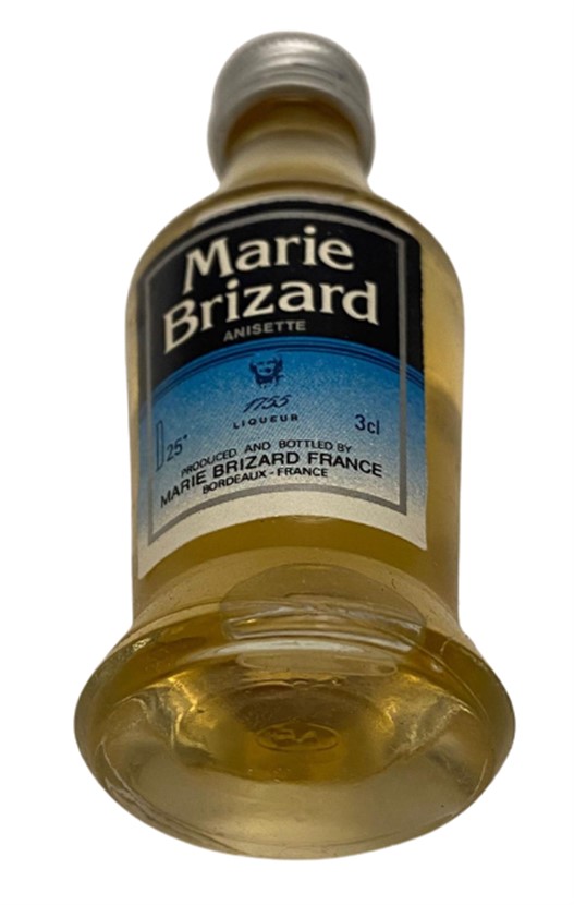 MARİE BRİZARD ANISETTE 30 ML MİNYATÜR İÇKİ LİKÖR ŞİŞESİ KAPAGI ACILMAMIŞ DOLU KOLEKSİYON 
