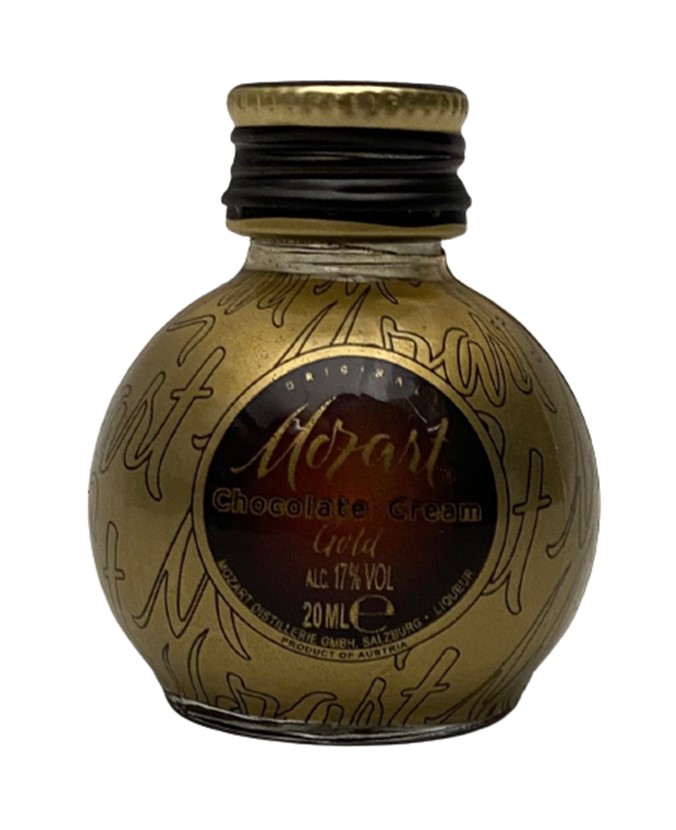MOZART CHOCOLATE CREAM 20 ML MİNYATÜR İÇKİ LİKÖR ŞİŞESİ KAPAGI ACILMAMIŞ DOLU KOLEKSİYON 