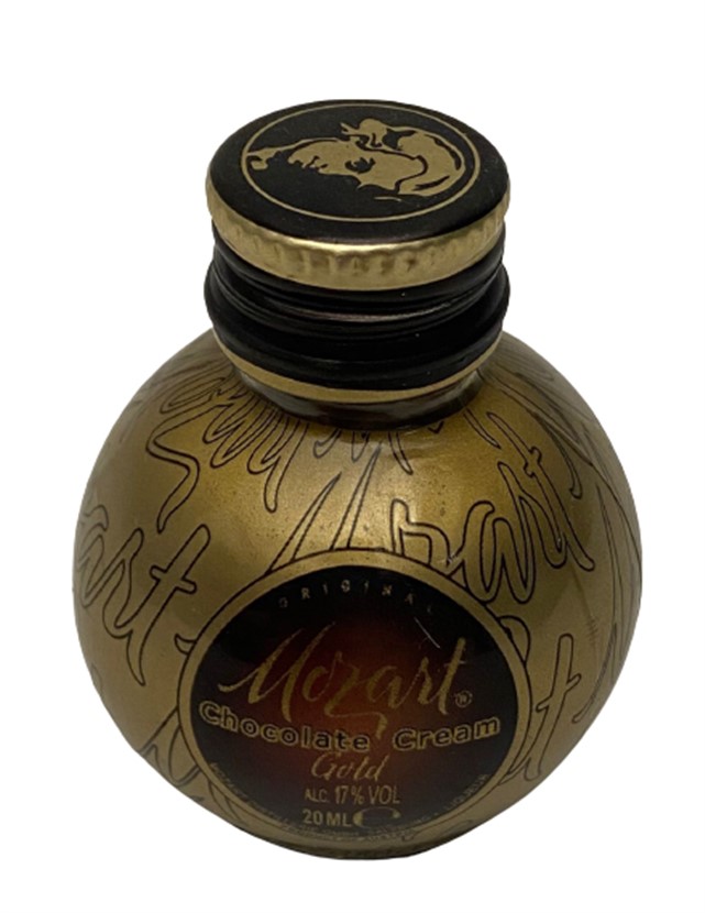 MOZART CHOCOLATE CREAM 20 ML MİNYATÜR İÇKİ LİKÖR ŞİŞESİ KAPAGI ACILMAMIŞ DOLU KOLEKSİYON 