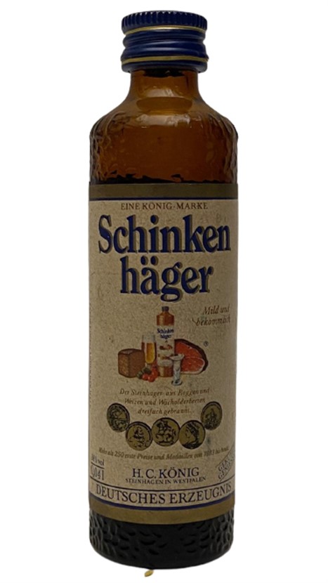 SCHİNKEN HAGER 40 ML MİNYATÜR CİN İÇKİ ŞİŞESİ KAPAGI ACILMAMIŞ DOLU KOLEKSİYON 