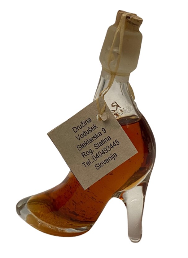VİSNJEVEC AYAKKABI FORMUNDA 50 ML MİNYATÜR İÇKİ LİKÖR ŞİŞESİ KAPAGI ACILMAMIŞ DOLU KOLEKSİYON 