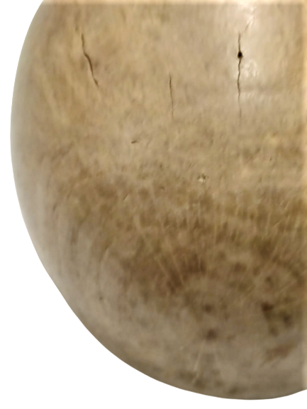 1950 AHŞAP EL TORNASINDA CEKİLMİŞ CORAP TAMİRİ İÇİN KULLANILAN YUMURTA