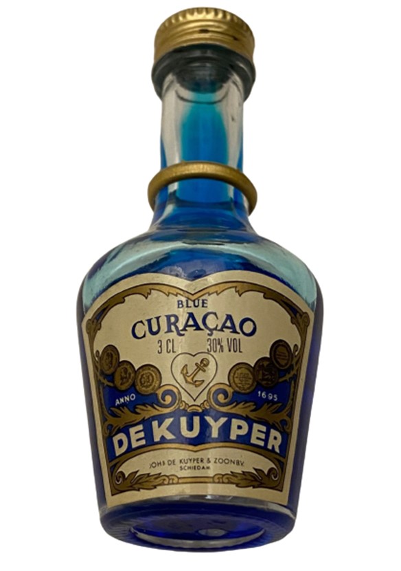 DE KUYPER CURAÇAO 30 ML MİNYATÜR İÇKİ LİKÖR ŞİŞESİ KAPAGI ACILMAMIŞ DOLU KOLEKSİYON