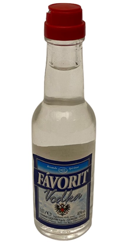 FAVORIT VODKA 30 ML MİNYATÜR İÇKİ VOTKA ŞİŞESİ KAPAGI ACILMAMIŞ DOLU KOLEKSİYON