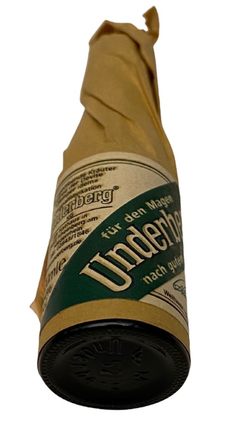 FÜR DEN MAGEN UNDERBERG NACH GUTEM ESSEN 20 ML MİNYATÜR İÇKİ LİKÖR ŞİŞESİ KAPAGI ACILMAMIŞ DOLU KOLEKSİYON