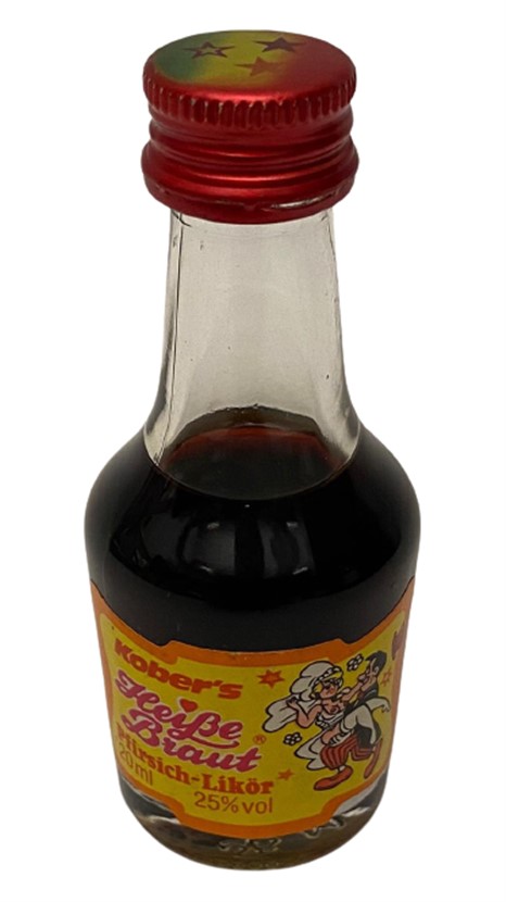 KOBER'S HEİSSE BRAUT 20 ML MİNYATÜR İÇKİ LİKÖR ŞİŞESİ KAPAGI ACILMAMIŞ DOLU KOLEKSİYON