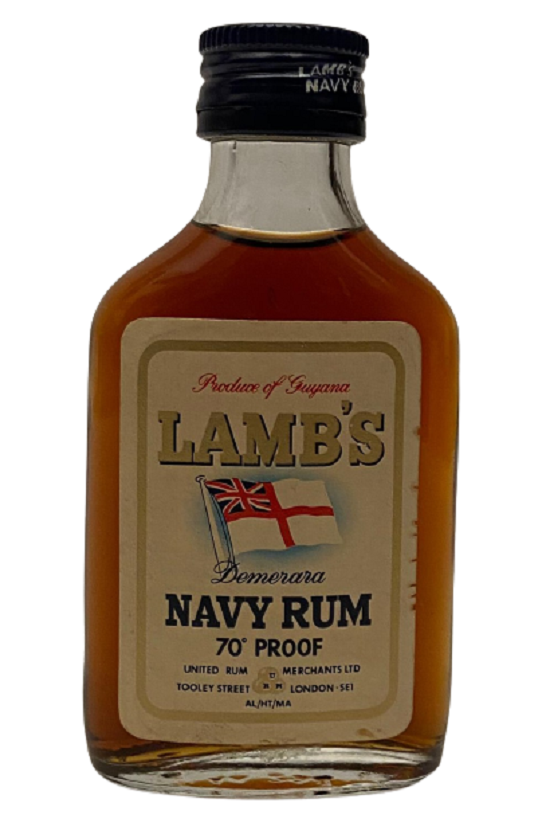 LAMB'S NAVY RUM 50 ML MİNYATÜR İÇKİ ROM ŞİŞESİ KAPAGI ACILMAMIŞ DOLU KOLEKSİYON 