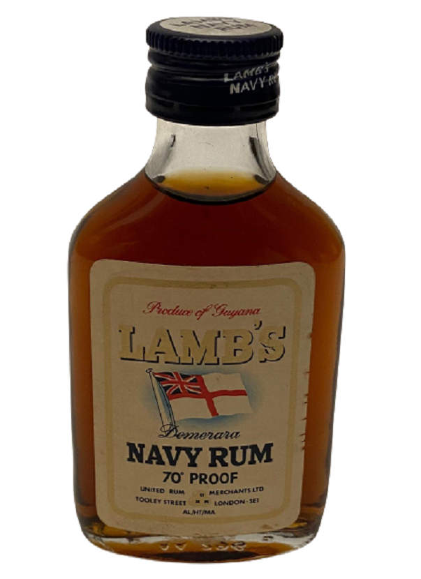 LAMB'S NAVY RUM 50 ML MİNYATÜR İÇKİ ROM ŞİŞESİ KAPAGI ACILMAMIŞ DOLU KOLEKSİYON 