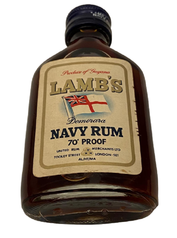 LAMB'S NAVY RUM 50 ML MİNYATÜR İÇKİ ROM ŞİŞESİ KAPAGI ACILMAMIŞ DOLU KOLEKSİYON 