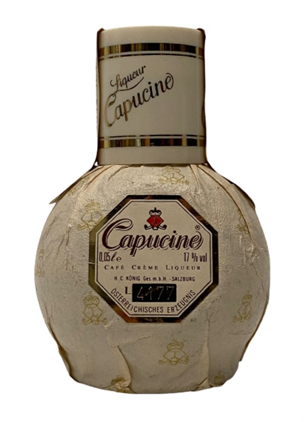 LIQUEUR CAPUCINO CAFE CREME 50 ML MİNYATÜR İÇKİ LİKÖR ŞİŞESİ KAPAGI ACILMAMIŞ DOLU KOLEKSİYON